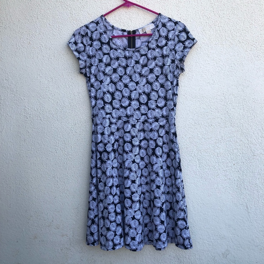 Michael Kors Leaf Print Dress